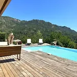 Villa De Caractere En Pierre Avec Piscine Et Vue Mer Et Montagne