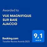 Vue Magnifique Sur Baie Ajaccio