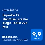 Superbe T2 Climatise, Proche Plage - Belle Vue Mer