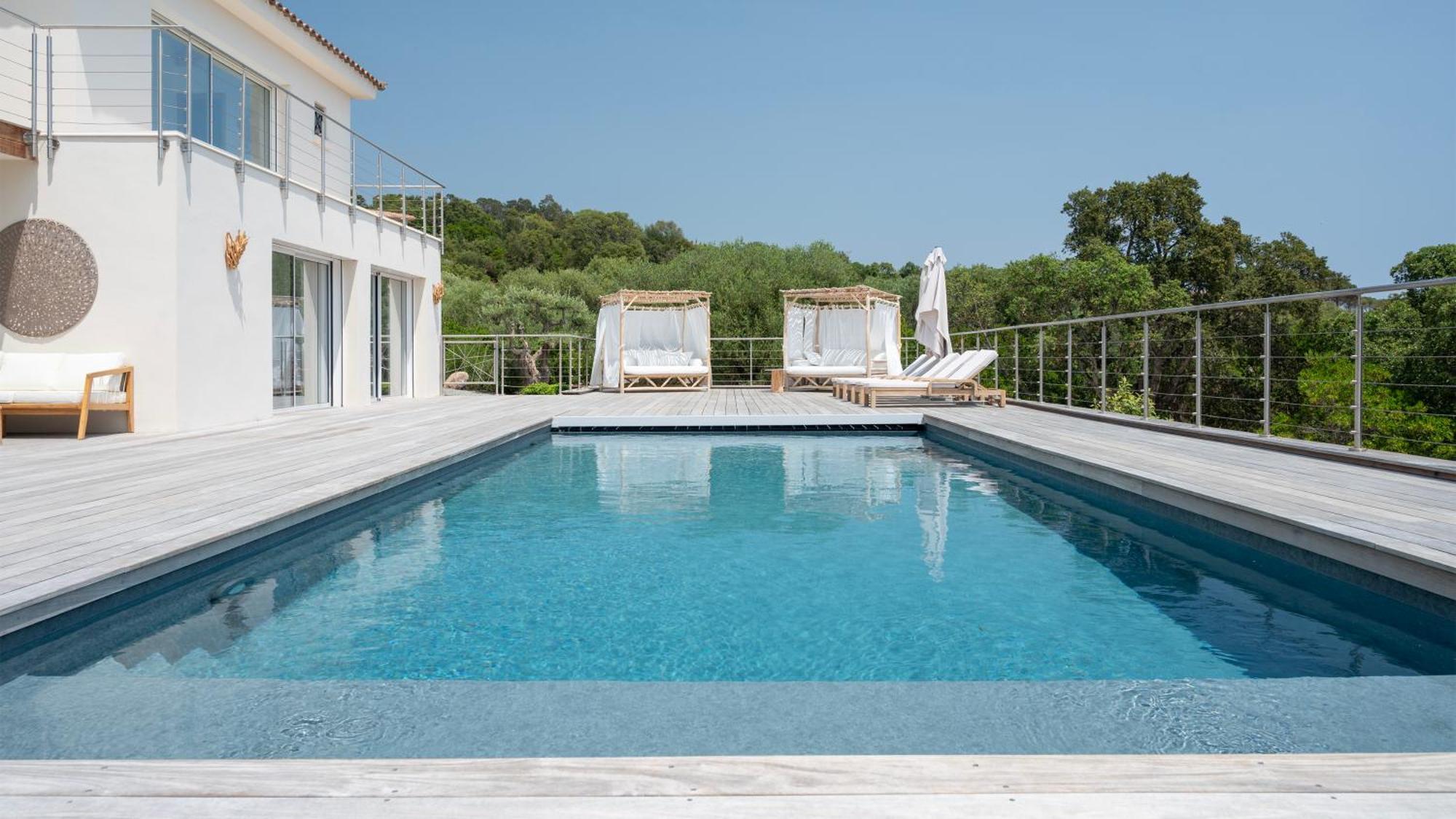 Avec Piscine Et Vue A 230m De La Zonza
